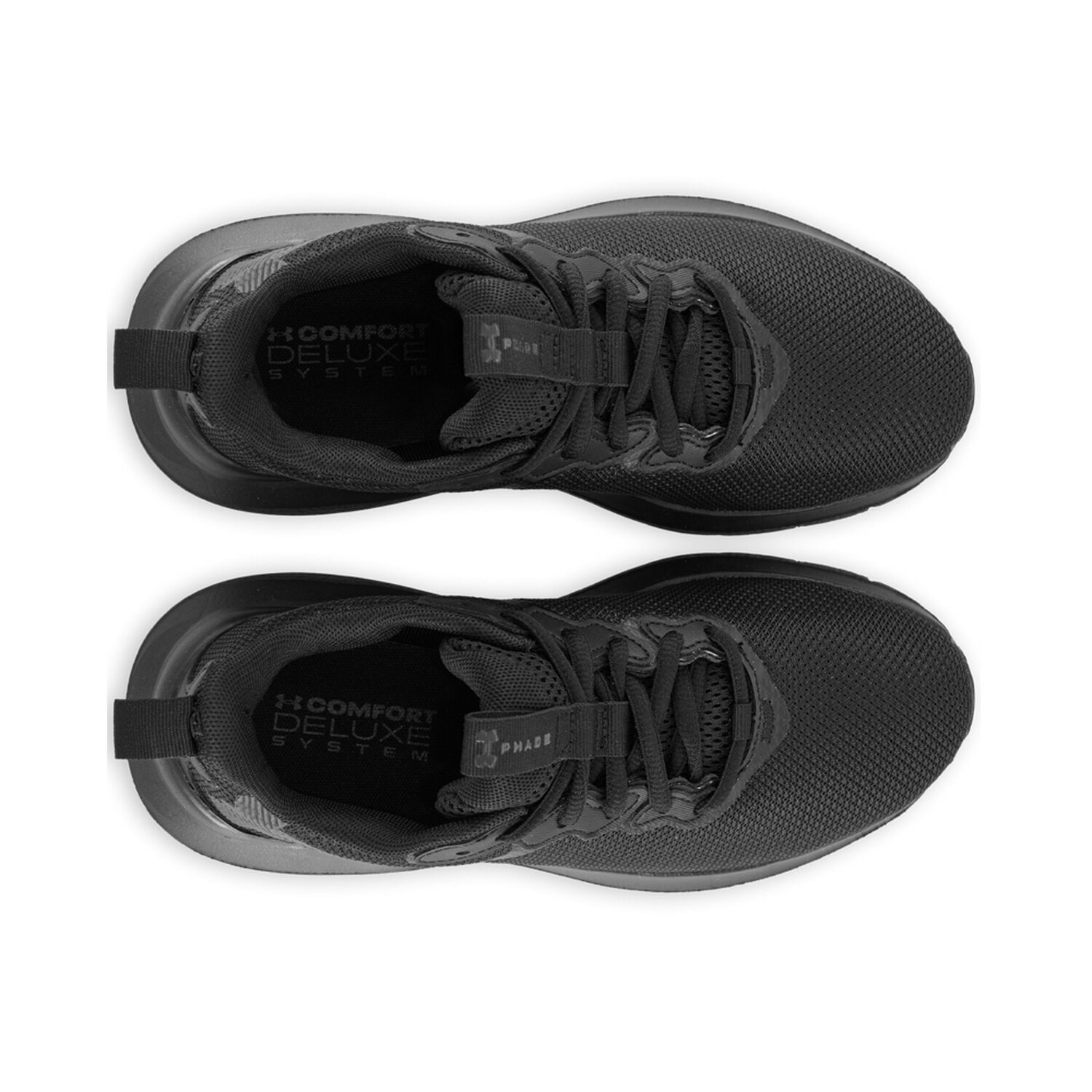 Zapatilla Under Armour W Phade Rn 4 Hombre Negro image number 3.0