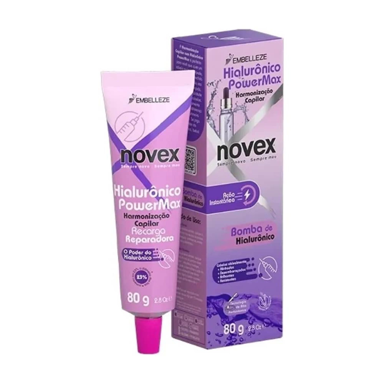 Novex Recarga Hialur&oacute;nico Powermax 80g image number 0.0