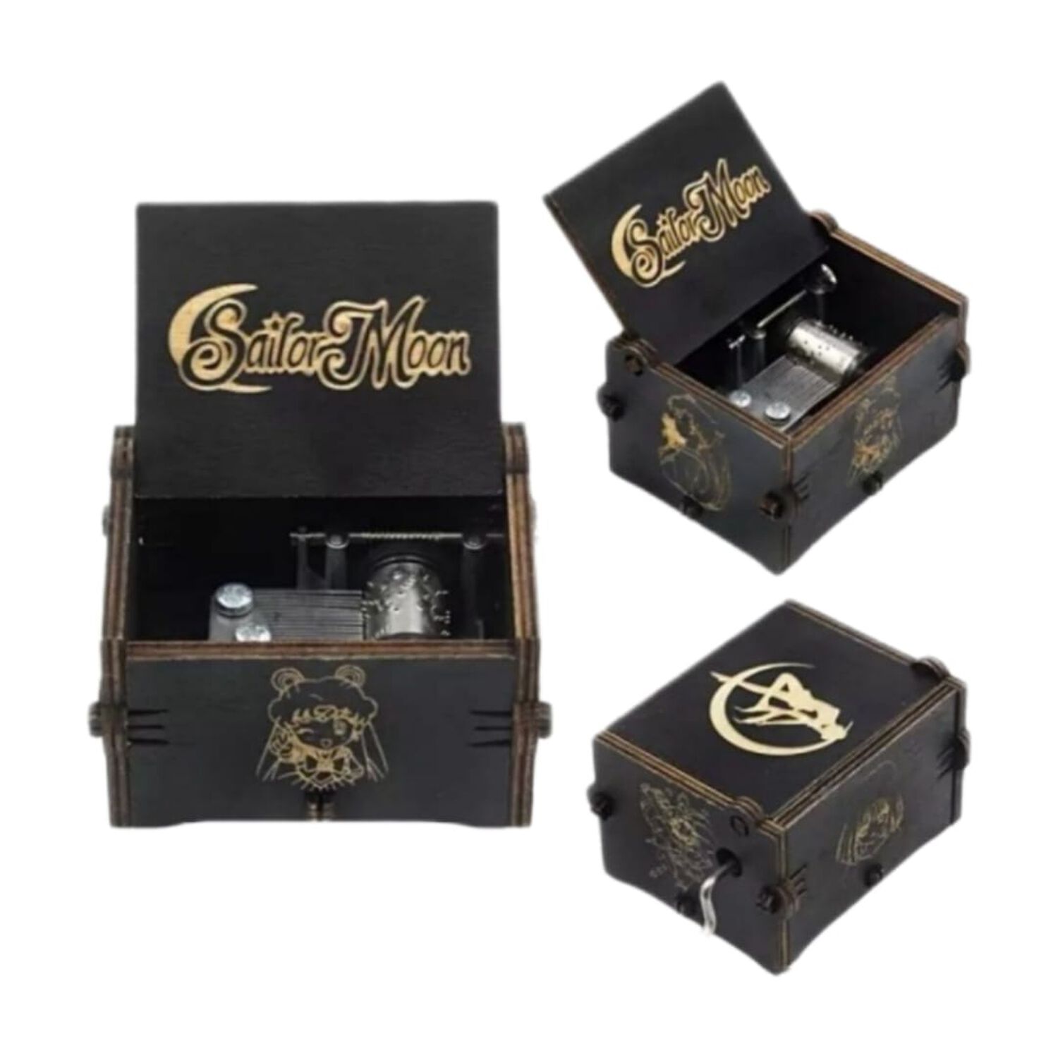 Caja Musical Sailor Moon Negra image number 0.0