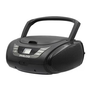 Radio Parlante Retro Bluetooth Cd Usb Aux Negro 2120b