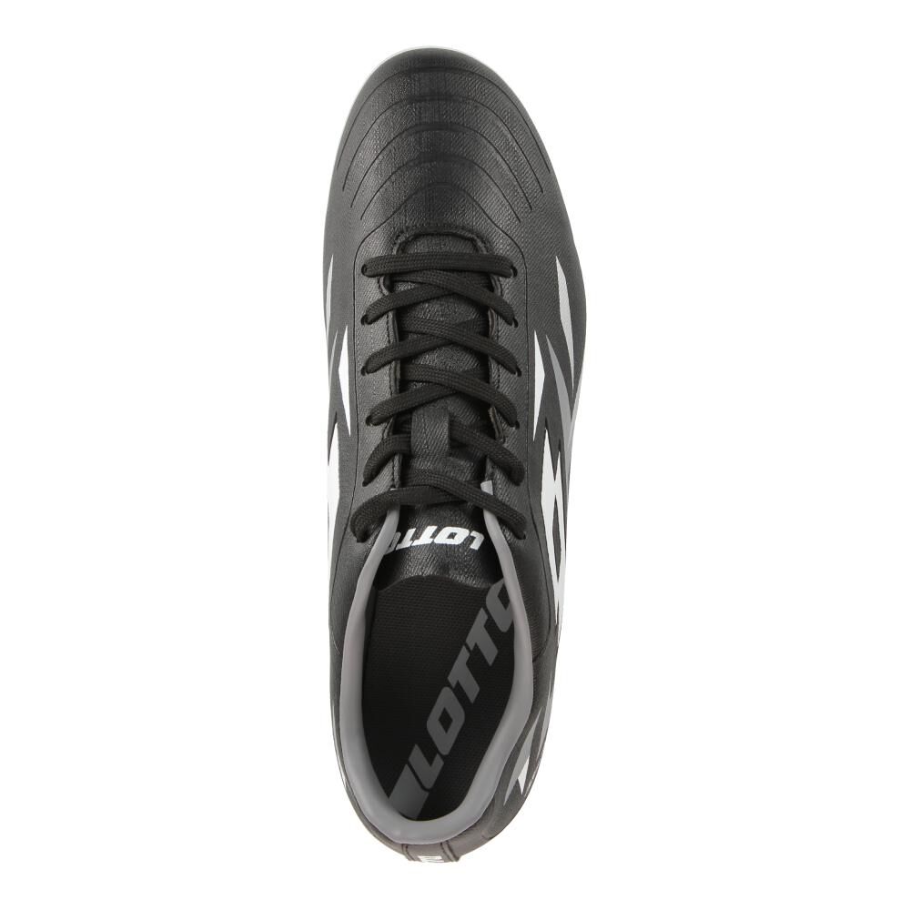 Zapato De Fútbol Hombre Lotto Solista Fg Negro/gris image number 4.0