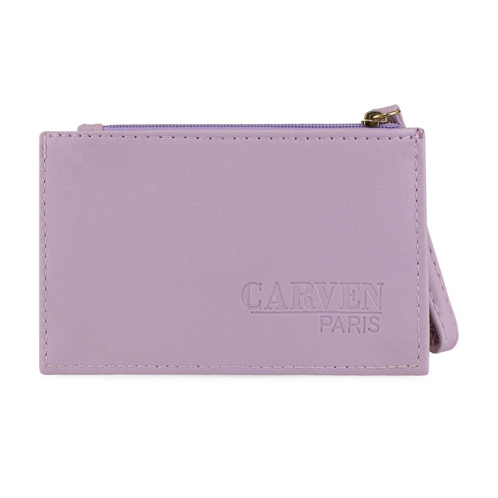 Tarjetero Billetera Mujer Con Monedero Suny Lila Carven Paris image number 1.0