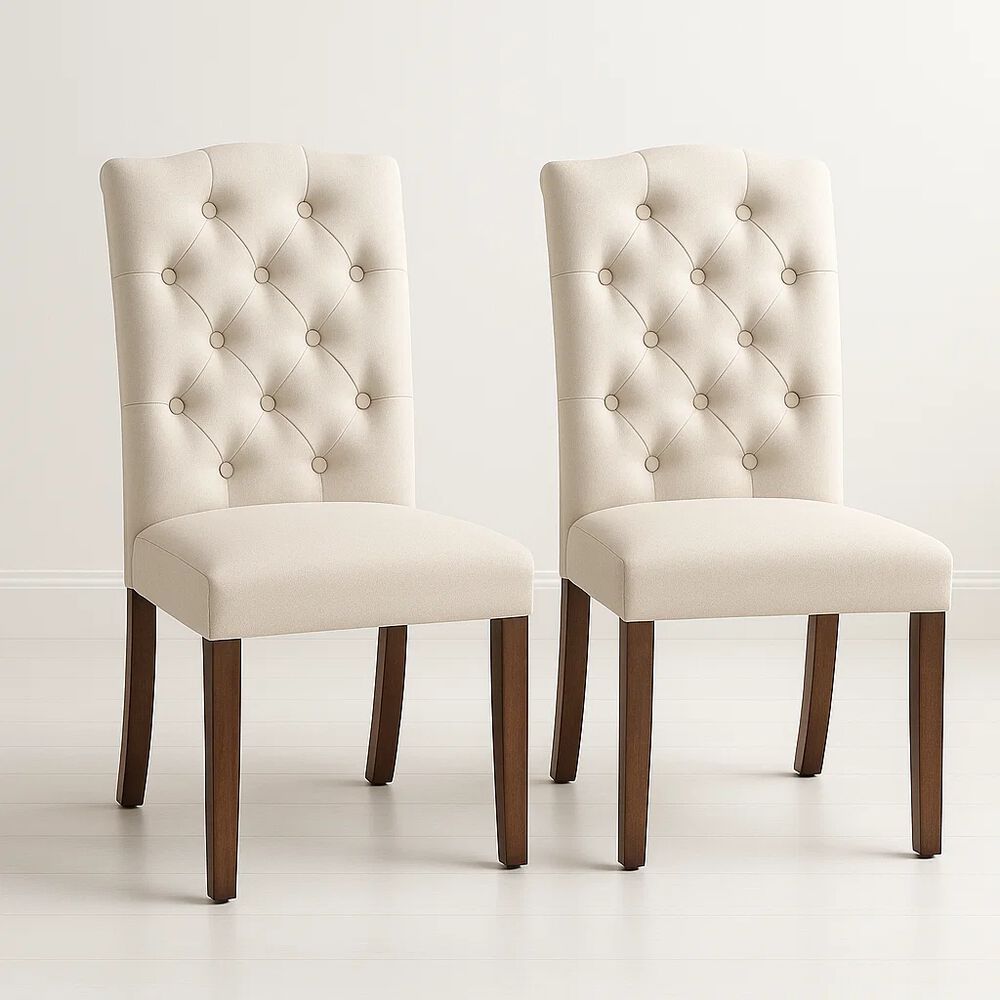 Pack De 2 Sillas De Comedor Acolchada Madera Elegance image number 0.0