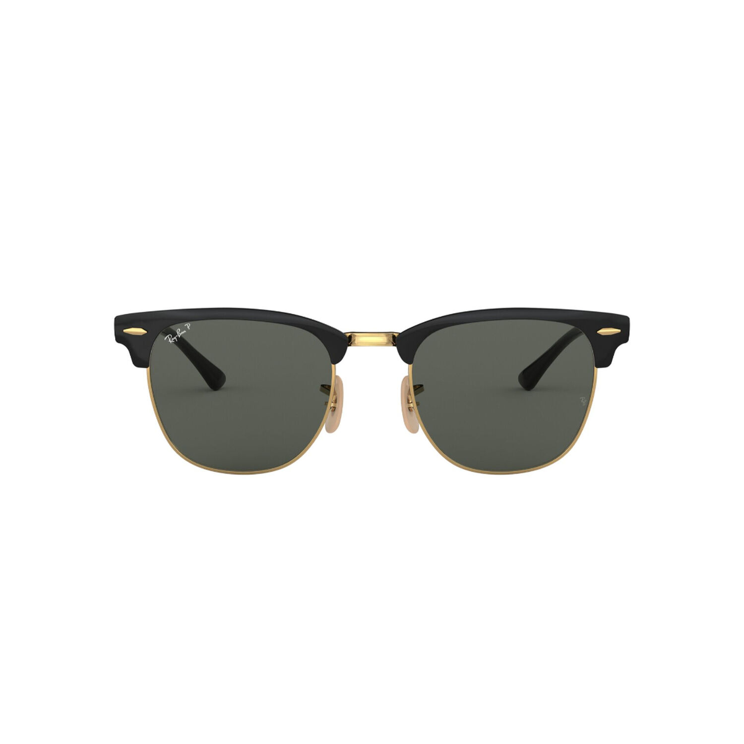 Lentes De Sol Clubmaster Metal Negro Polarizados Ray-ban image number 0.0