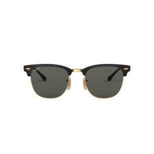 Lentes De Sol Clubmaster Metal Negro Polarizados Ray-ban