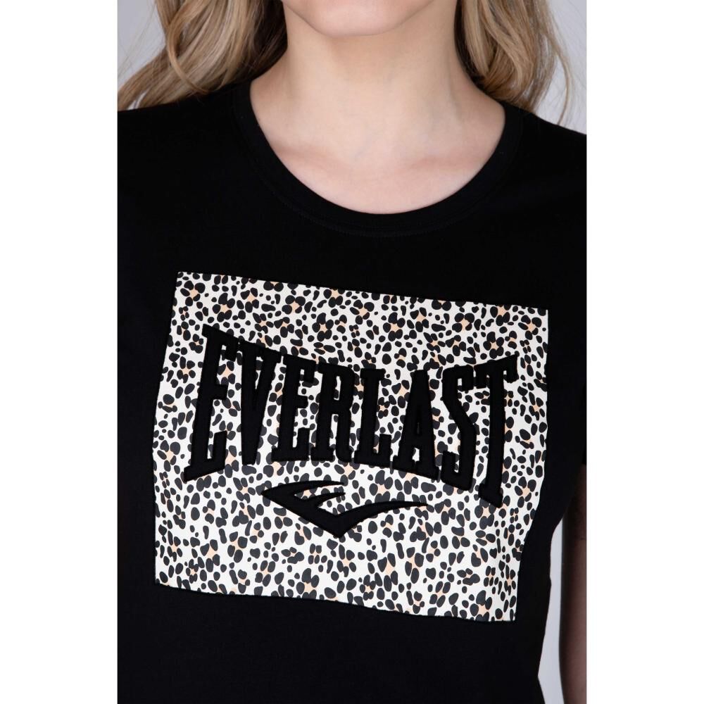 Polera M/c Focus Negro Everlast image number 2.0