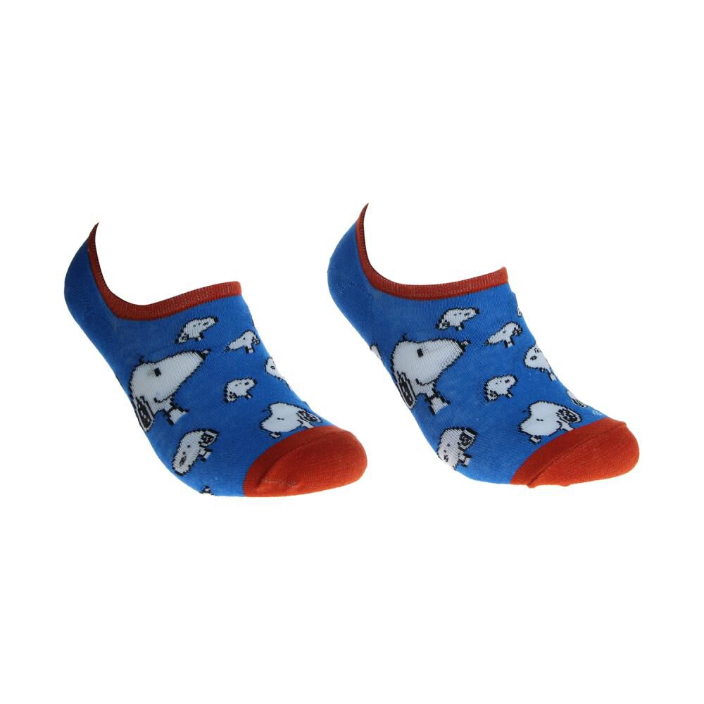 Pack Calcetines Mujer Inv. Gray & Blue Snoopy / 2 Pares image number 1.0