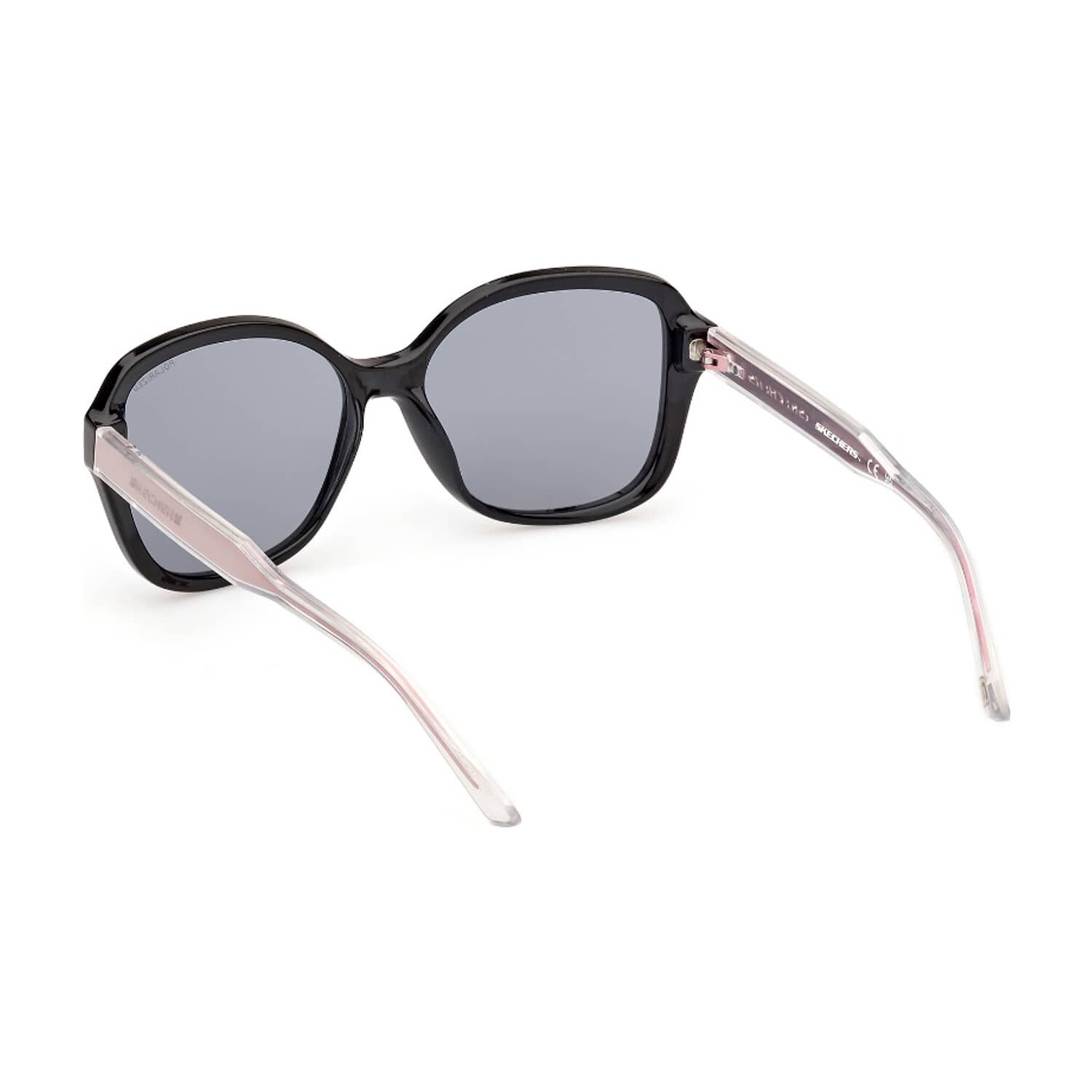Lentes De Sol Negro Brillante Polarizados Skechers image number 3.0