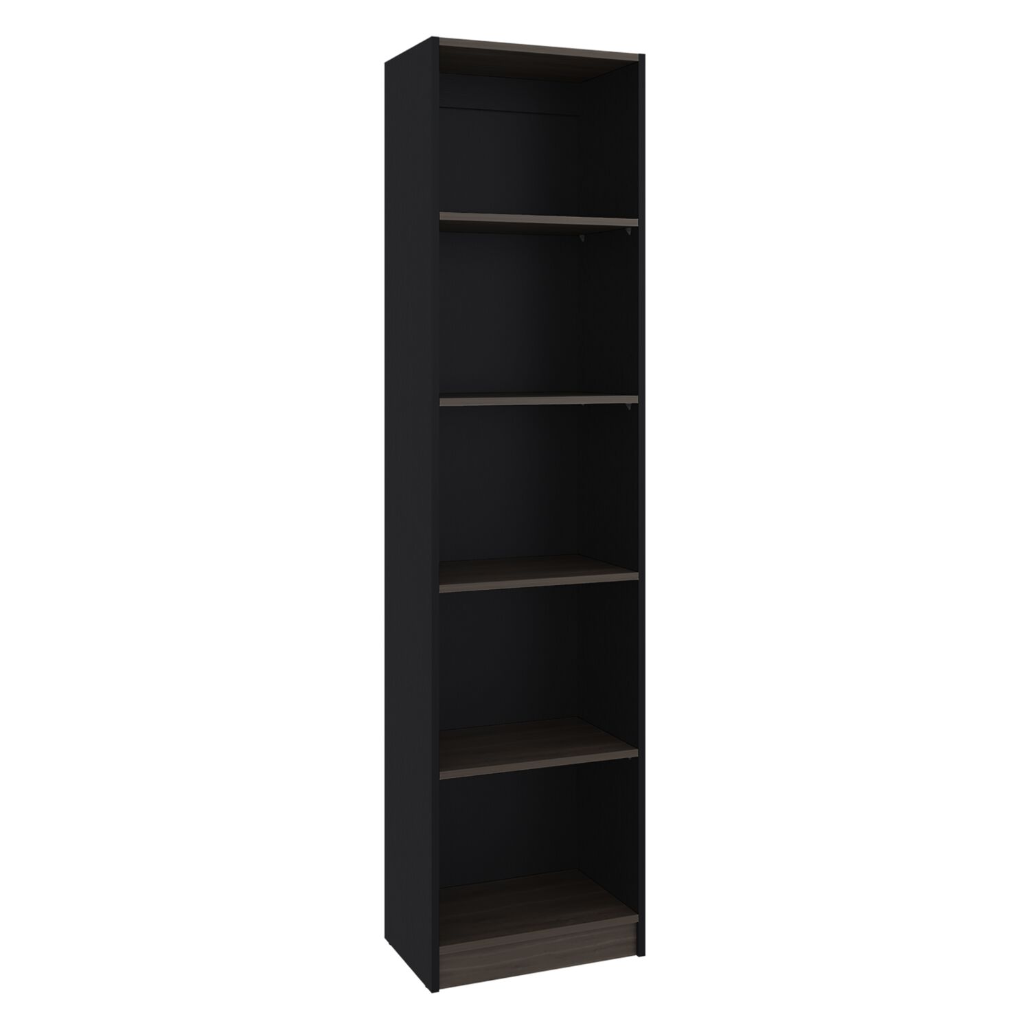 Estante Organizador 5 Niveles Negro Y Cafe 180,6x45x29,9 Cm image number 0.0