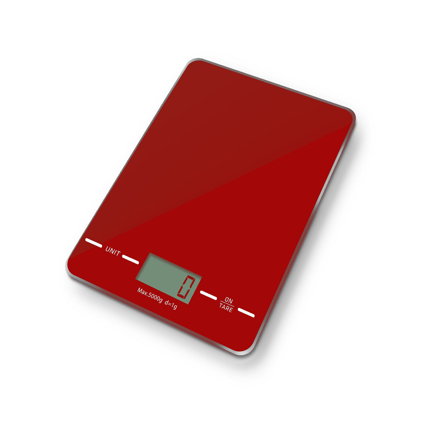 Pesa Gramera De Cocina Digital Capacidad 5kg Color Rojo - Ps image number 0.0