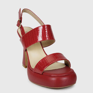 Sandalia Cuero Kader Rojo