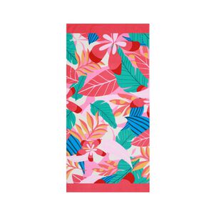 Toalla De Playa Casaideal Tropical / 75 X 150 Cm