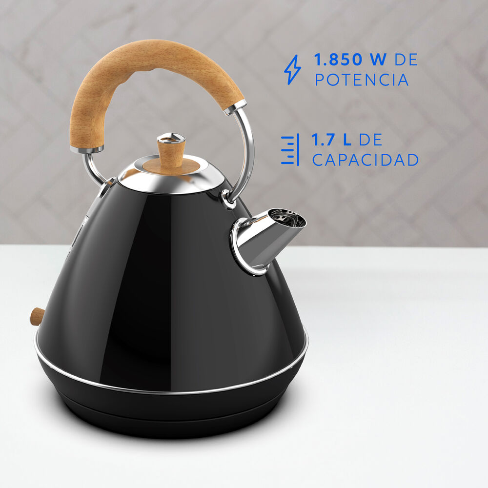 Hervidor Design Negro 1,7 L Easyways image number 3.0