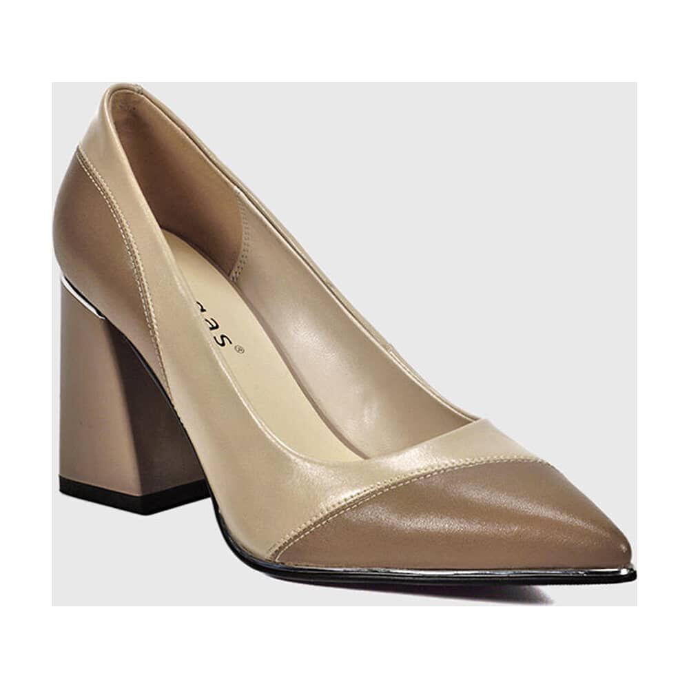 Zapato Cuero Anaelle Beige image number 1.0