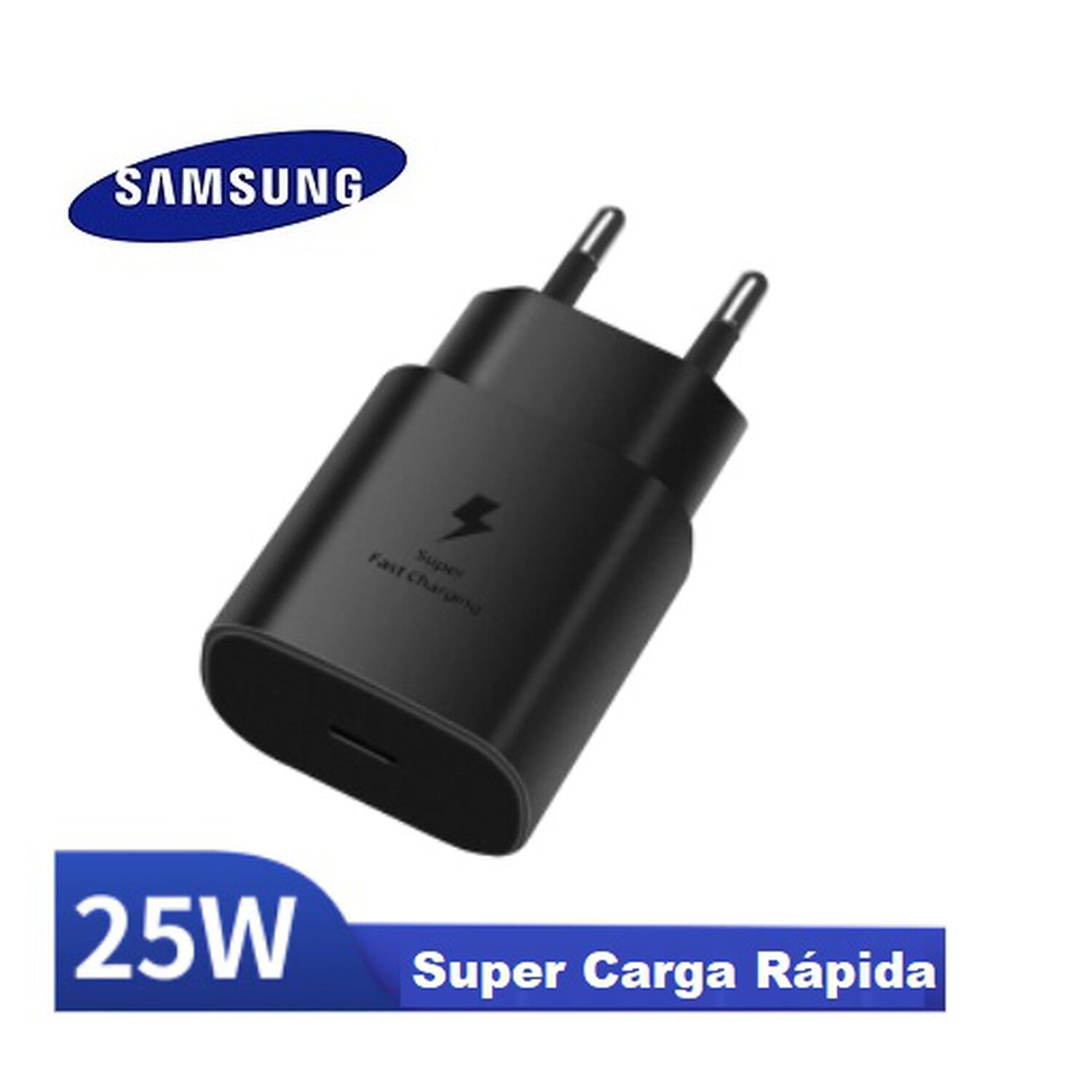 Adaptador De Pared 25w Carga R&aacute;pida Usb-c Compatible Samsung Y Apple image number 2.0