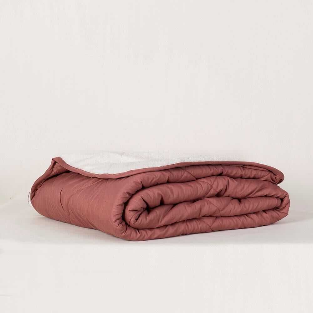 Plumon Emboss+sherpa 1.5 Plazas Caf&eacute; image number 2.0