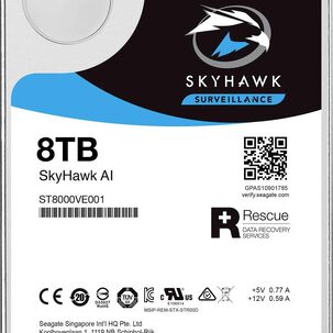 Disco Duro Seagate Skyhawk Ai 8tb 3.5 Sata 7200rpm 256mb