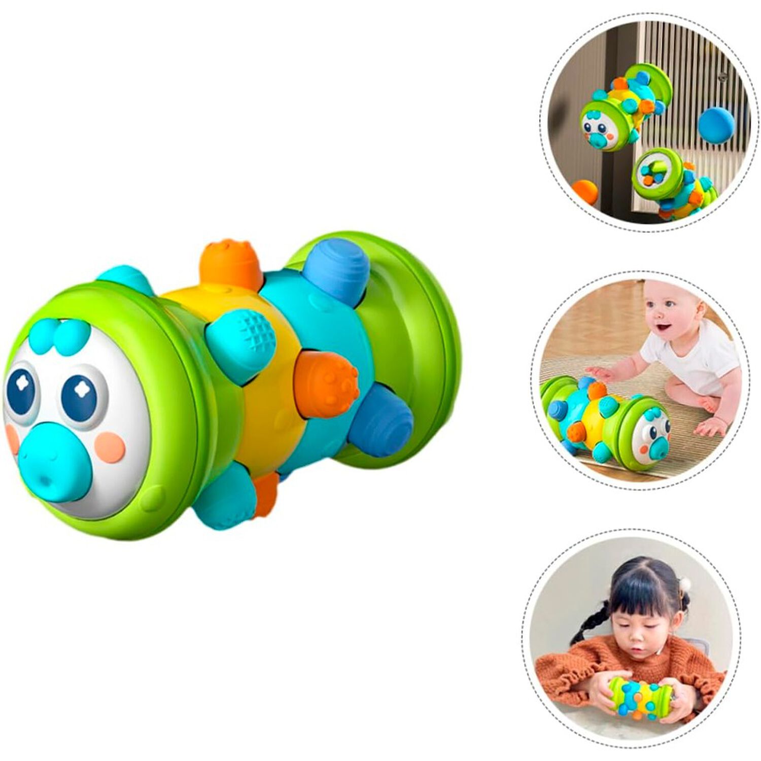 Juguete Sensorial En Forma De Oruga Para Beb&eacute;s Y Ni&ntilde;os image number 3.0