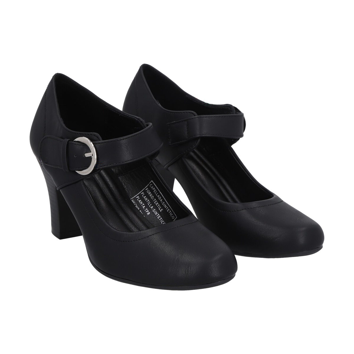Zapato Cueca 001 Negro Police image number 1.0