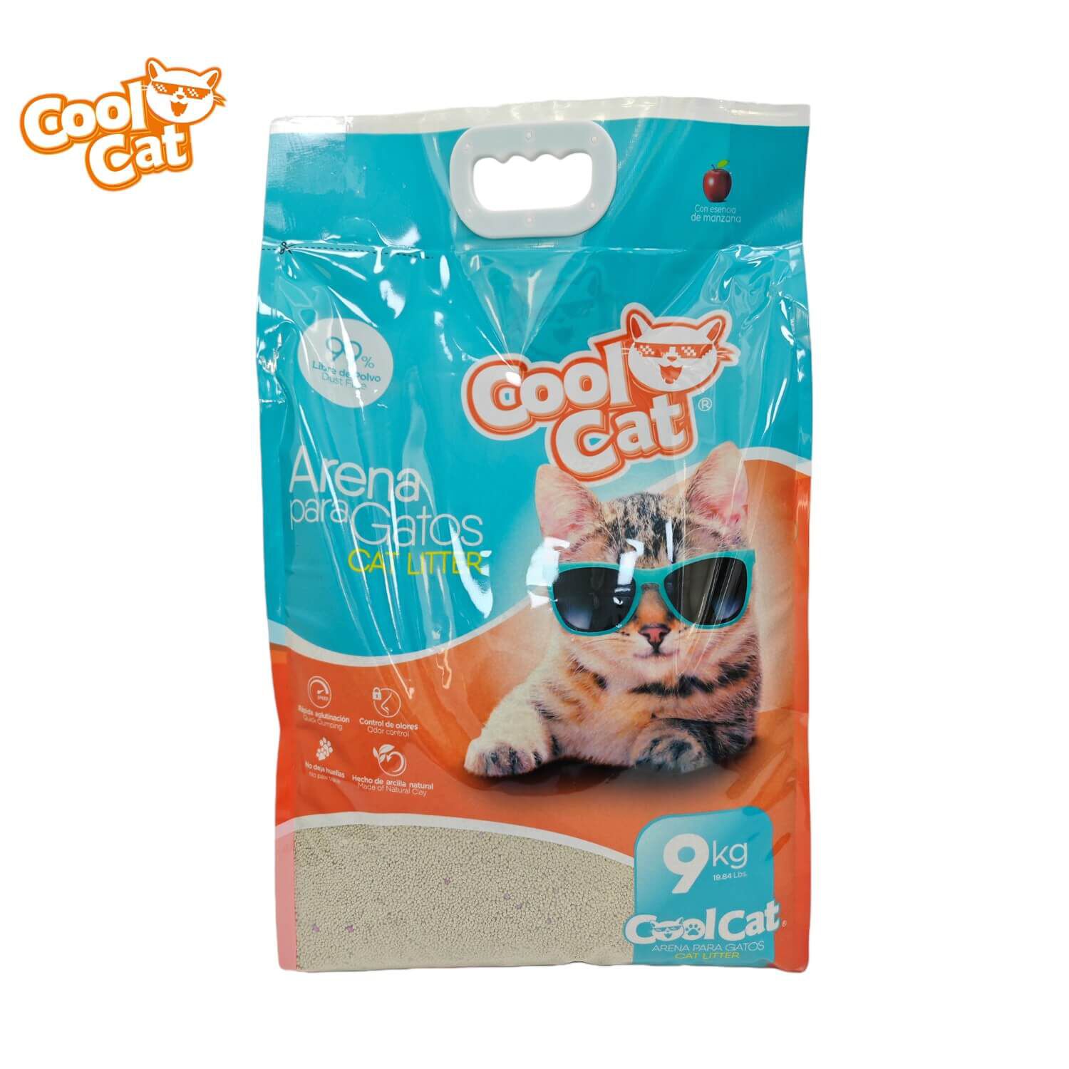 Arena Sanitaria Aglutinante Para Gato 9kg Cool Cat image number 0.0