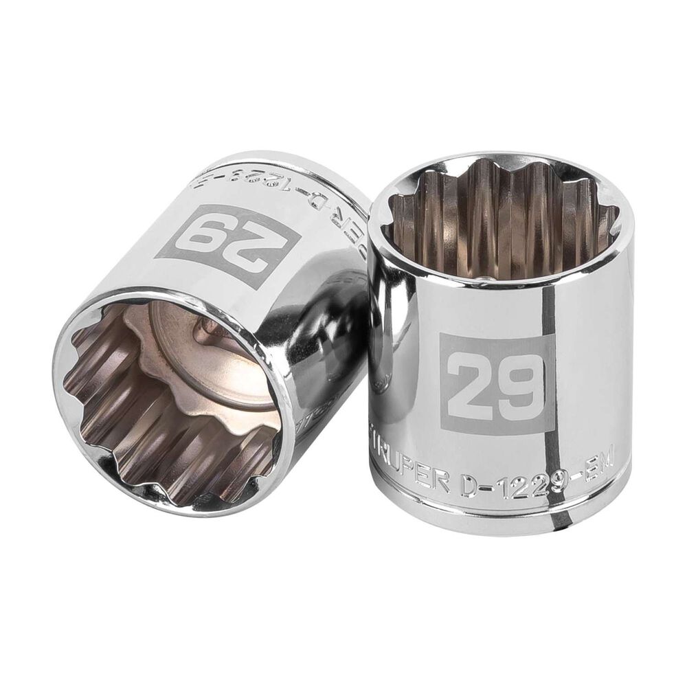 Dado Poligonal Milimetrico Cuadrante 1/2" 29mm - Truper image number 0.0