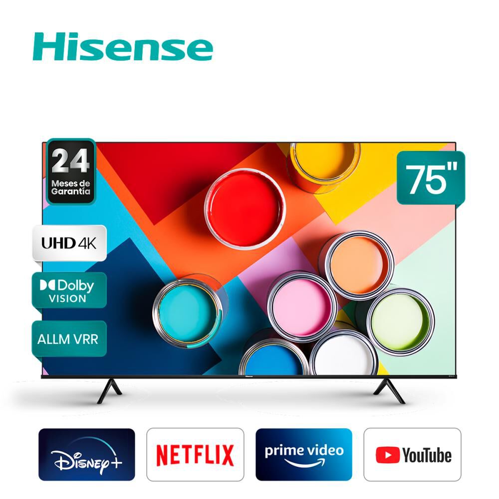 Led 75" Hisense 75A6H / Ultra HD 4K / Smart TV image number 1.0