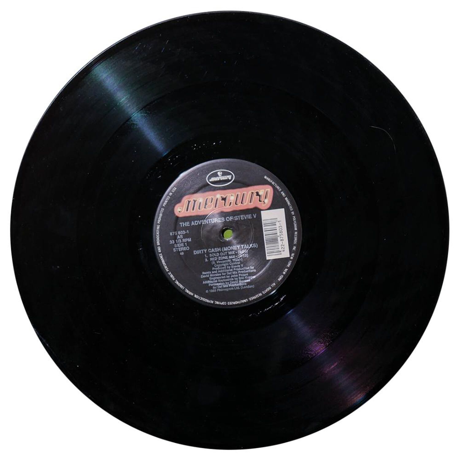 Adventures Of Stevie V - Dirty Cash | 12" Maxi Single Usado image number 2.0