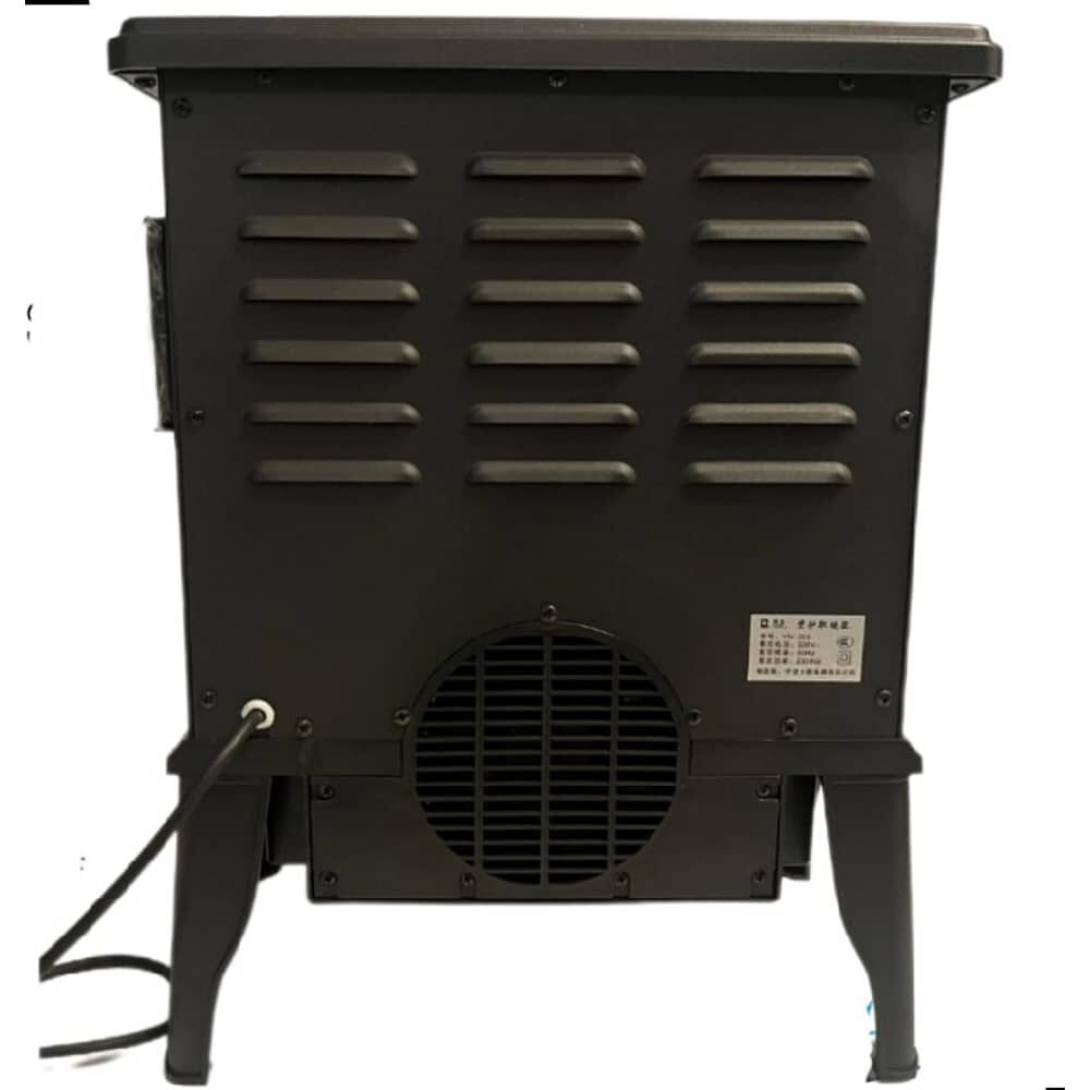 Chimenea El&eacute;ctrica Vintage Control Remoto Efecto Llama Real image number 2.0