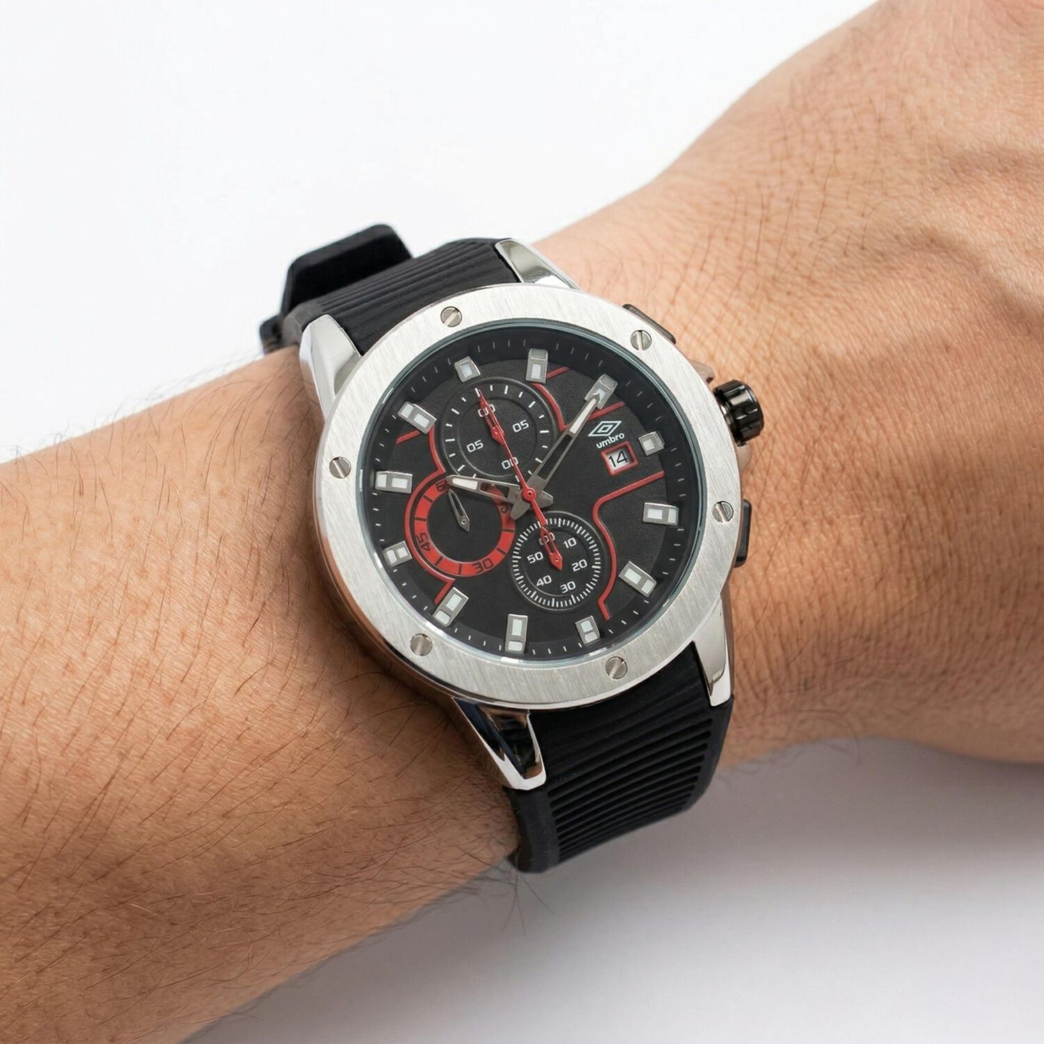 Reloj An&aacute;logo Hombre Umbro Plus Negro Umbp-1500-98 image number 3.0