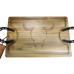 Tabla Para Picar De Madera Herradura Wayu Limited 50 Cm