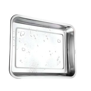 Bandeja Multiuso Rectangular De Acero Para Horno 40x30 Cm