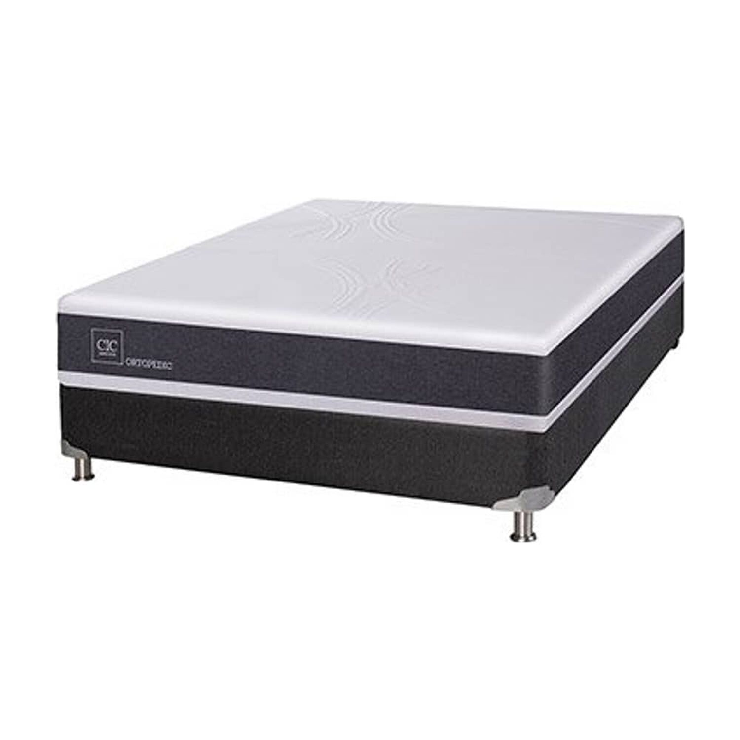 Box Spring Cic New Ortopedic B5 / 2 Plazas / Base Normal image number 4.0