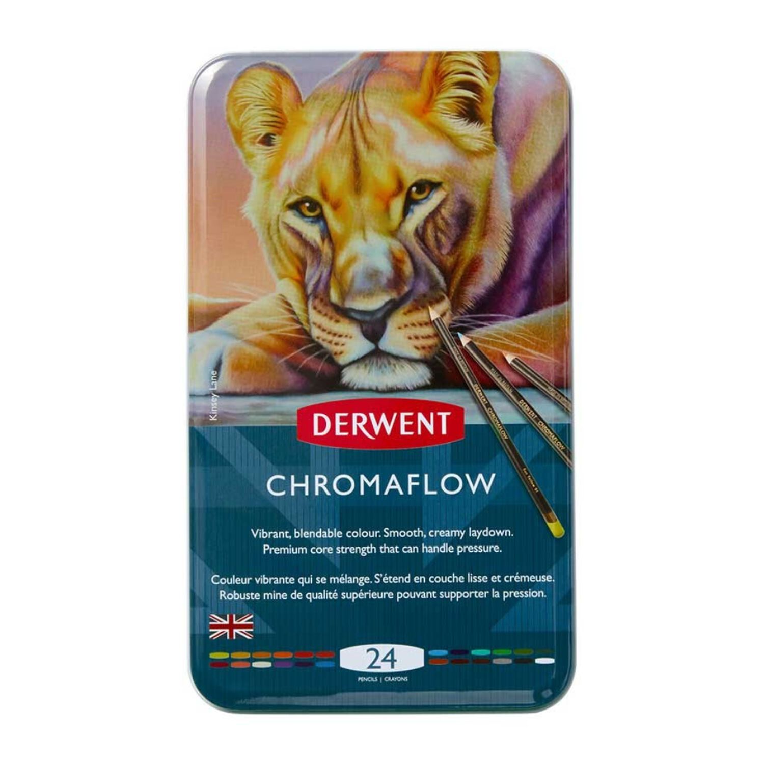 Derwent Lapiz Color Chromaflow 24 Colores image number 1.0