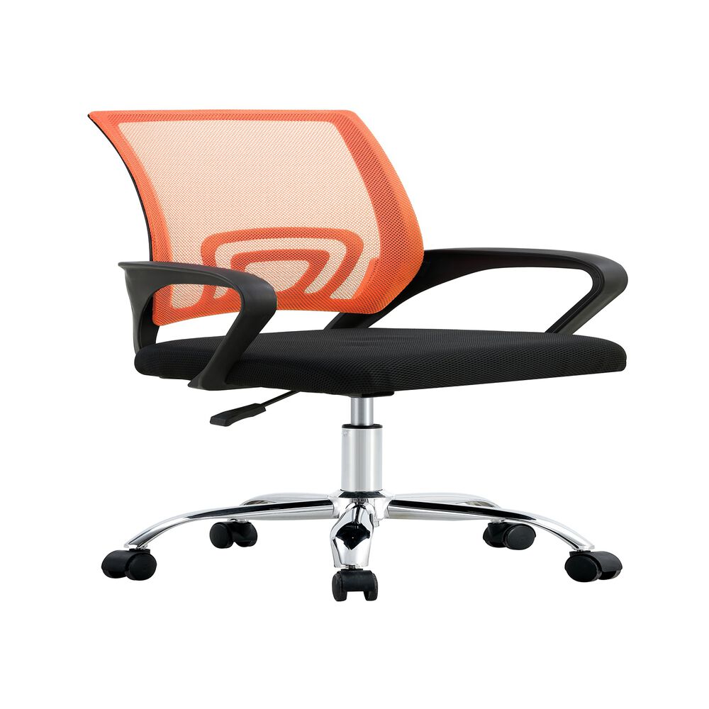 Silla De Oficina Ejecutiva Nueva York Ergonomica Respaldo Malla Naranja Bm-520mo Arthome image number 0.0