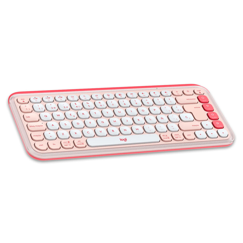 Kit Teclado Y Mouse Inalámbricos Logitech Pop Icon Rosa image number 5.0