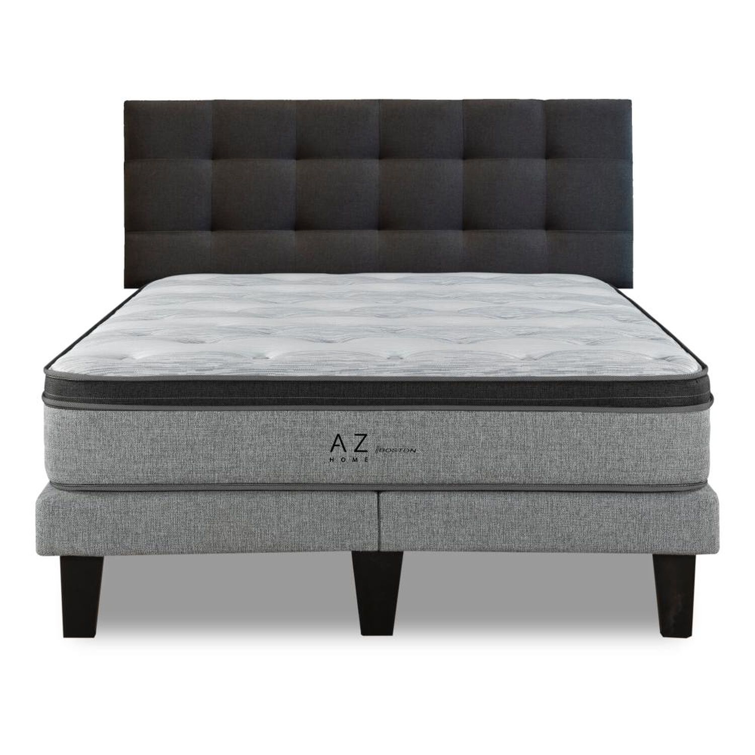 Cama Europea Az Home Boston / 2 Plazas / Base Dividida + Respaldo image number 0.0