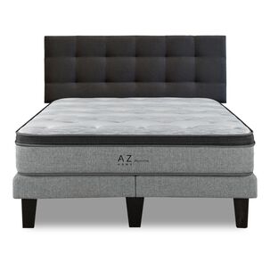Cama Europea Az Home Boston / 2 Plazas / Base Dividida + Respaldo