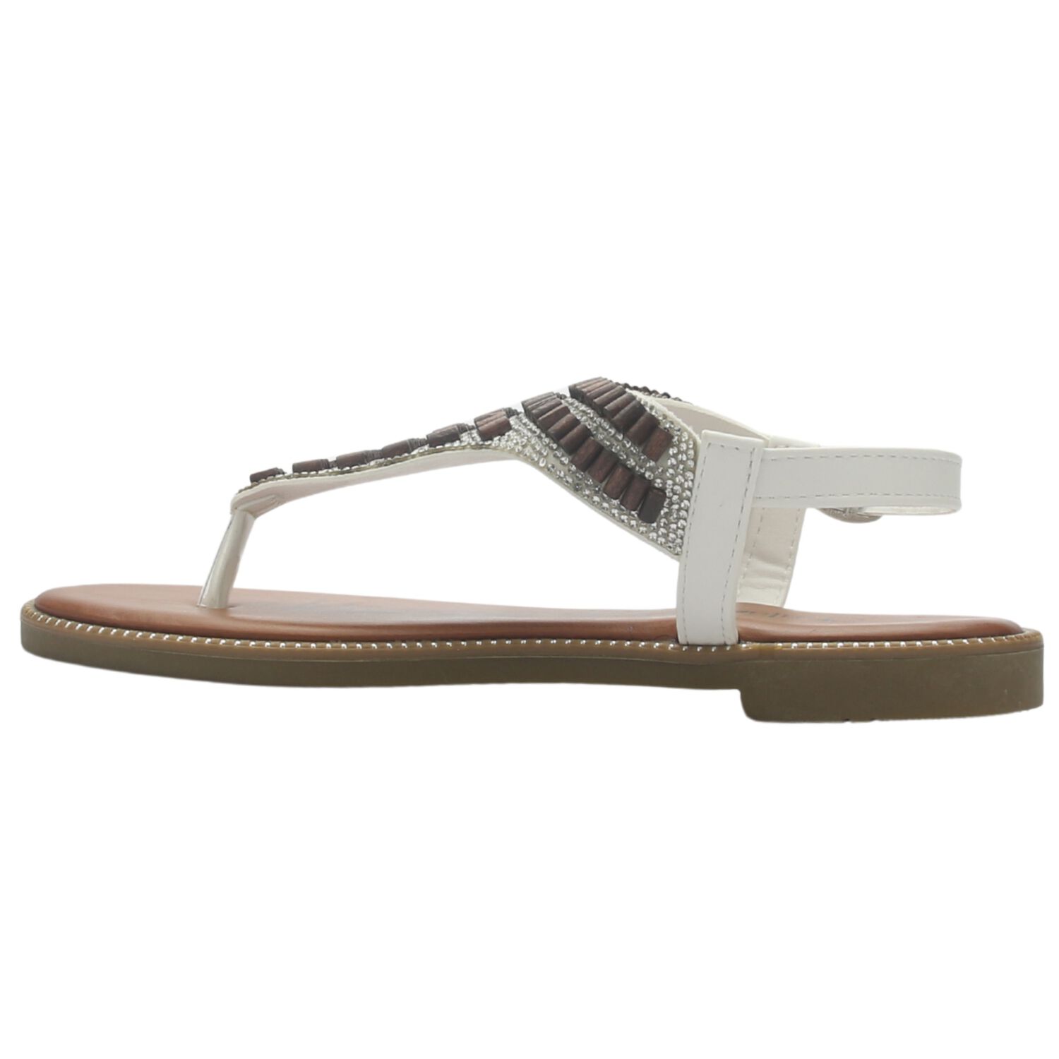 Sandalia Mujer Casual Blanco Chalada Buckel-5 image number 1.0