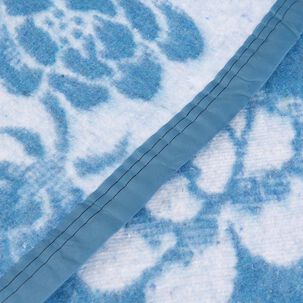 Frazada T&eacute;rmica Noruega 2 Plazas Celeste