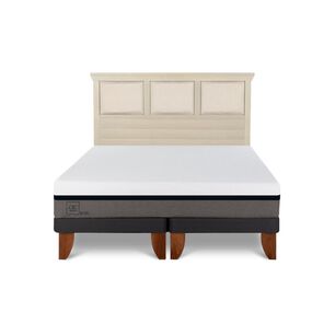 Cama Europea Cic Balance / 2 Plazas / Base Dividida + Respaldo
