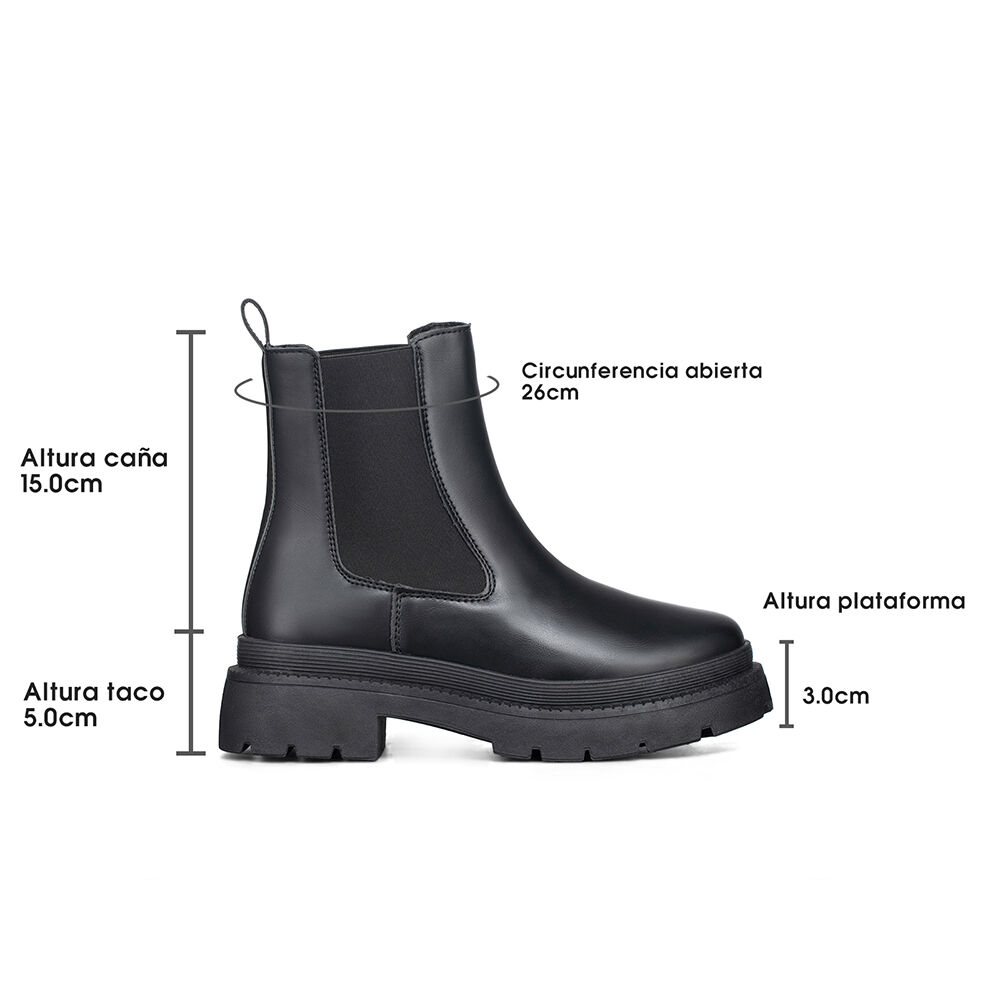 Botin Casual Mujer Plataforma Clasico Formal Weide Sl31 image number 6.0