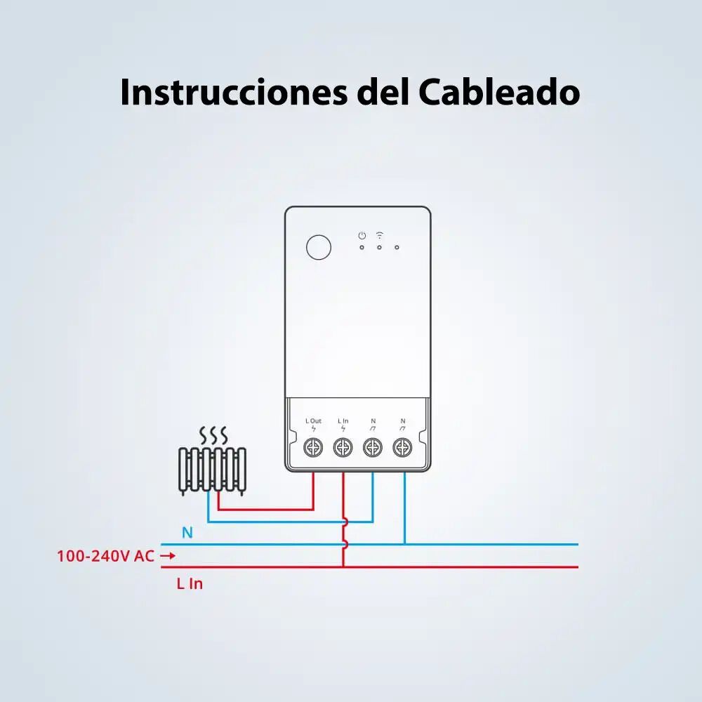 Interruptor Wifi Con Medici&oacute;n De Energ&iacute;a Sonoff Pow Origin image number 2.0