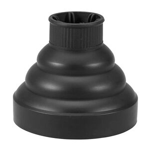 Difusor Para Secador De Cabello De Silicona Plegable Negro