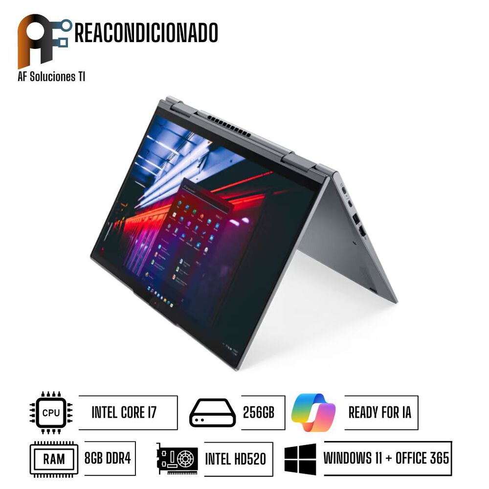 Notebook Lenovo X1 Yoga I7 - 8gb - 256gb - Touch Win11-office365 Reacondicionado image number 0.0