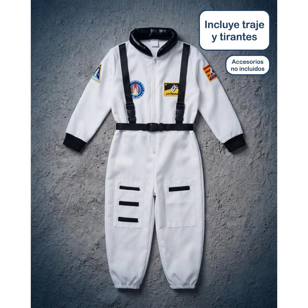 Disfraz Astronauta Cosplay Juego Rol Traje Espacial Ni&ntilde;os image number 4.0