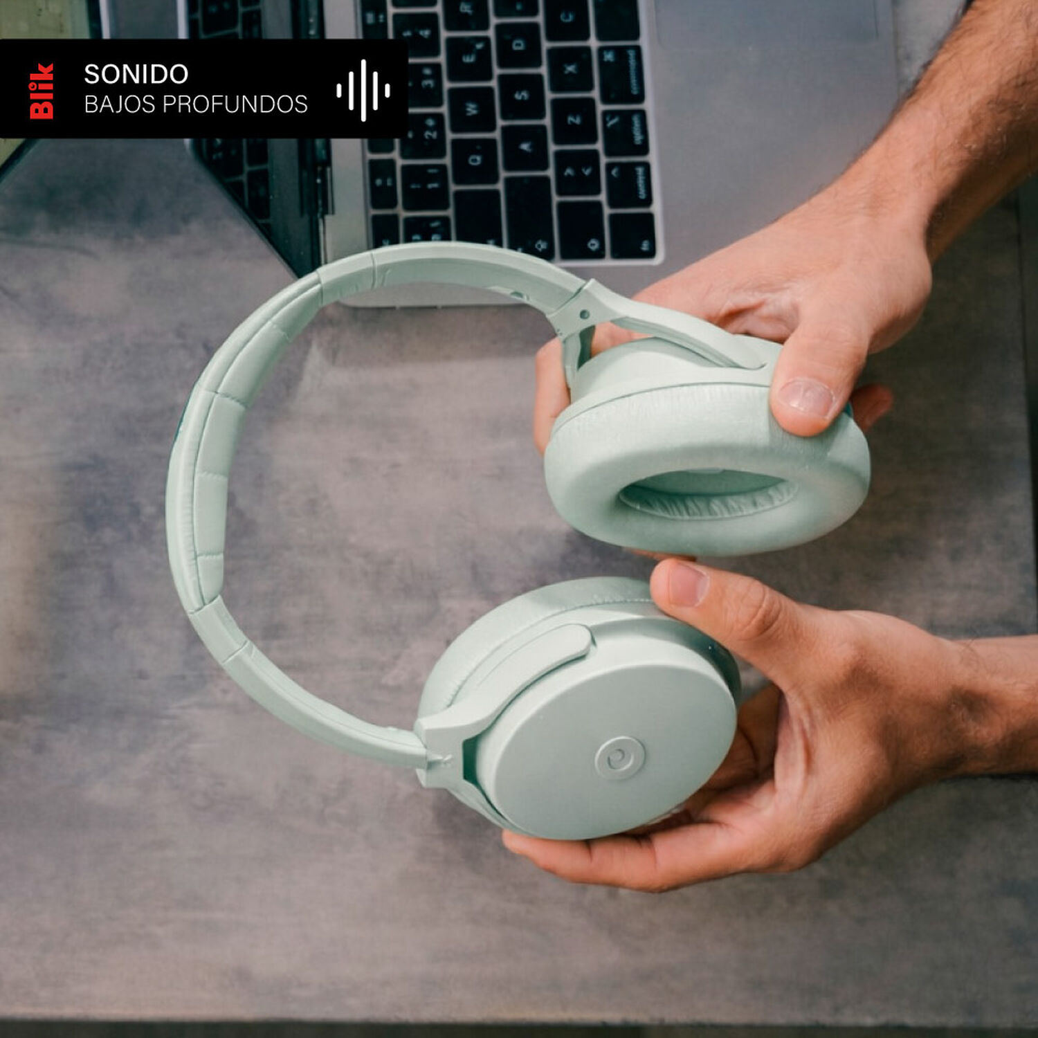 Aud&iacute;fonos Bluetooth Blik Neo-gre image number 3.0