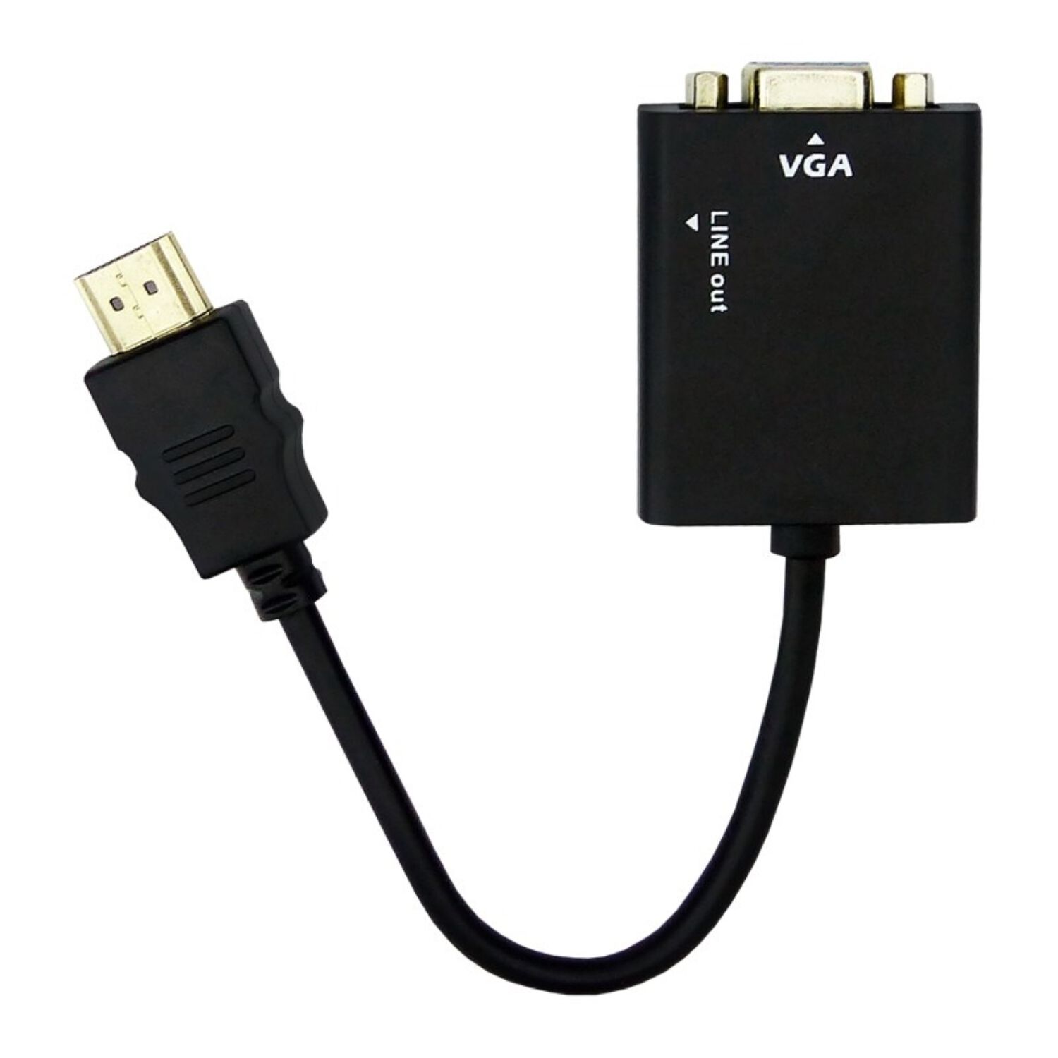 Convertidor De Hdmi A Vga Con Audio Incluye El Cable 1x1 En Caja Pvc image number 1.0