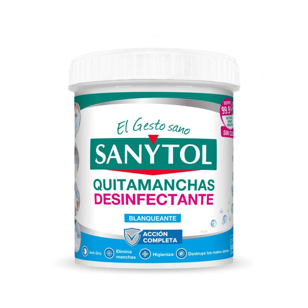 Quitamanchas Desinfectante Y Blanqueante En Polvo 450grs - Sanytol image number 0.0