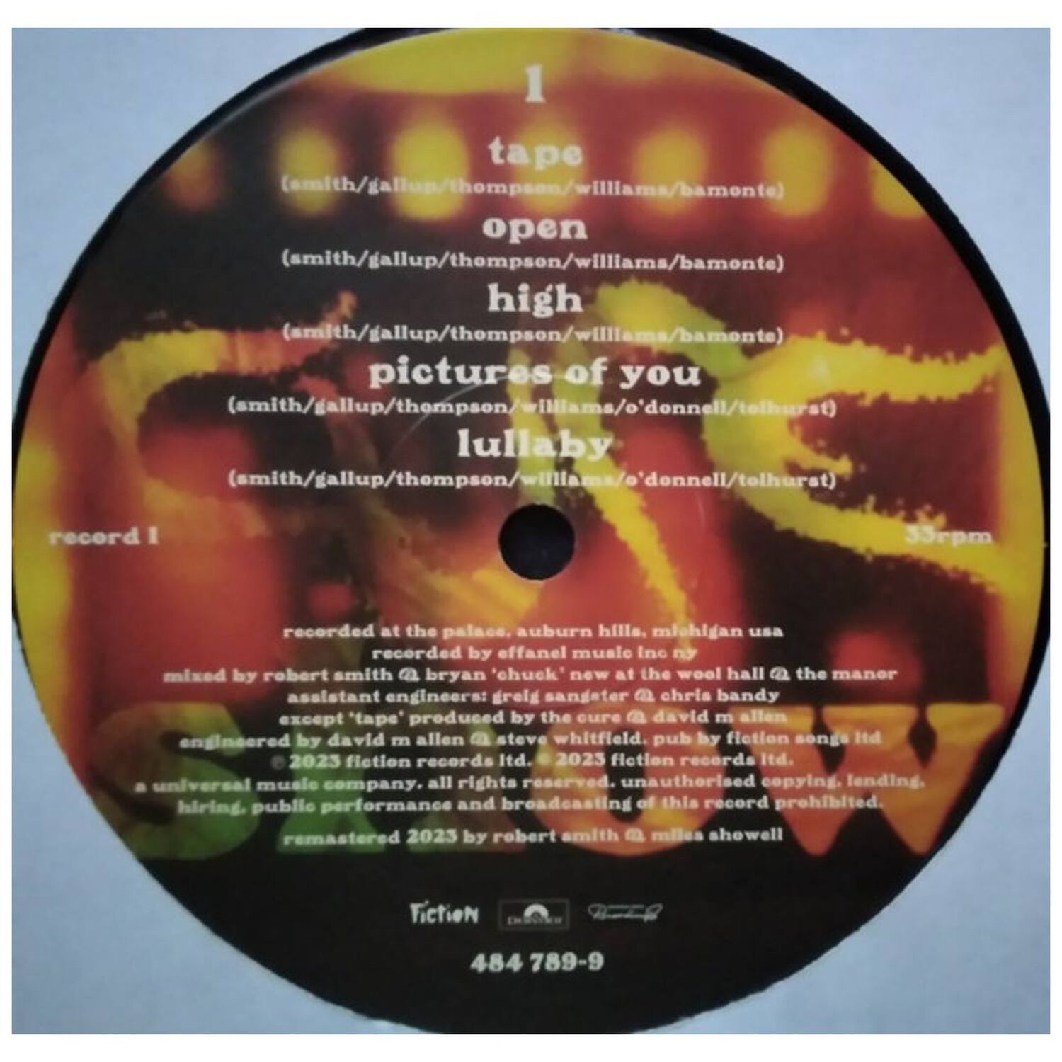 Cure - Show (30th Anniversary-ltd) (2lp) | Vinilo image number 7.0