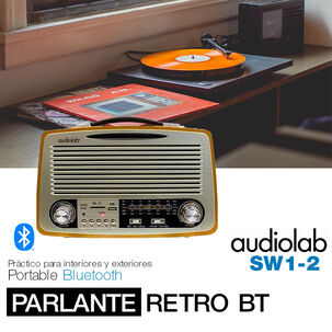 Radio Retro Bluetooth 01 Audiolab Color Marrón